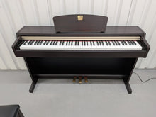 Load image into Gallery viewer, Yamaha Clavinova CLP-220 digital piano and stool in rosewood stock #26291

