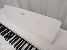 Load image into Gallery viewer, Yamaha Arius YDP-144 digital piano and stool in satin white stock nr 26306
