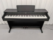 Load image into Gallery viewer, Yamaha Arius YDP-163 Digital Piano in satin black clavinova keyboard stock # 26308
