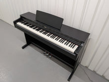 Load image into Gallery viewer, Yamaha Arius YDP-163 Digital Piano in satin black clavinova keyboard stock # 26308
