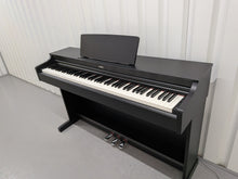 Load image into Gallery viewer, Yamaha Arius YDP-163 Digital Piano in satin black clavinova keyboard stock # 26308
