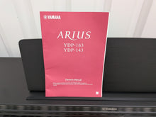 Load image into Gallery viewer, Yamaha Arius YDP-163 Digital Piano in satin black clavinova keyboard stock # 26308
