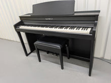 Load image into Gallery viewer, Kawai CA59 Digital Piano Satin Black Wooden Keys Stool 12  stock #26317
