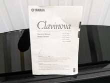 Load image into Gallery viewer, Yamaha Clavinova CLP-535 CLP-535PE Digital Piano in gloss black stock # 26309
