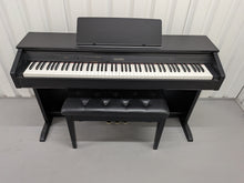 Load image into Gallery viewer, Casio Celviano AP-260 digital piano and stool in satin black finish stock #26300
