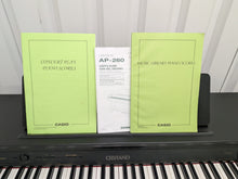 Load image into Gallery viewer, Casio Celviano AP-260 digital piano and stool in satin black finish stock #26300
