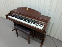 Load image into Gallery viewer, Yamaha Clavinova CLP-950 digital piano and stool in mahogany stock #26318
