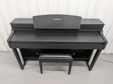 Load image into Gallery viewer, Yamaha Clavinova CSP-150 Digital Piano and stool in satin black stock nr 26313
