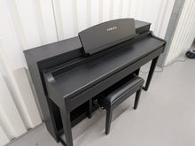 Load image into Gallery viewer, Yamaha Clavinova CSP-150 Digital Piano and stool in satin black stock nr 26313
