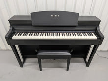 Load image into Gallery viewer, Yamaha Clavinova CSP-150 Digital Piano and stool in satin black stock nr 26313
