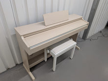 Load image into Gallery viewer, Yamaha Arius YDP-163 digital piano and stool in white ash finish stock #26325
