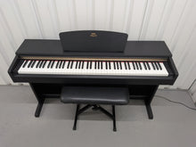 Load image into Gallery viewer, Yamaha Arius YDP-161 Digital Piano and stool satin black clavinova keyboard stock #26323
