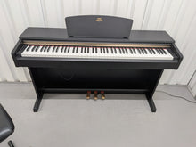 Load image into Gallery viewer, Yamaha Arius YDP-161 Digital Piano and stool satin black clavinova keyboard stock #26323
