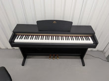 Load image into Gallery viewer, Yamaha Arius YDP-161 Digital Piano and stool satin black clavinova keyboard stock #26323
