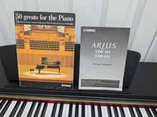 Load image into Gallery viewer, Yamaha Arius YDP-161 Digital Piano and stool satin black clavinova keyboard stock #26323
