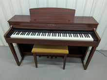 Load image into Gallery viewer, Yamaha Clavinova CLP-440 Digital Piano and stool in mahogany stock no 26324
