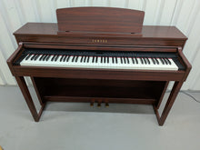 Load image into Gallery viewer, Yamaha Clavinova CLP-440 Digital Piano and stool in mahogany stock no 26324
