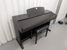 Load image into Gallery viewer, Yamaha Clavinova CLP-120 Digital Piano and stool in dark rosewood stock #26320
