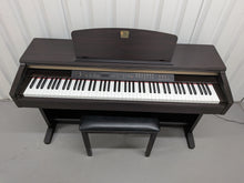 Load image into Gallery viewer, Yamaha Clavinova CLP-120 Digital Piano and stool in dark rosewood stock #26320
