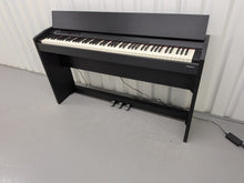 Load image into Gallery viewer, Roland F120R compact slim size Digital Piano in black finish stock # 26330
