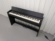 Load image into Gallery viewer, Roland F120R compact slim size Digital Piano in black finish stock # 26330
