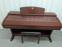 Load image into Gallery viewer, Yamaha Clavinova CVP-303 Digital Piano arranger + stool in mahogany stock #26329
