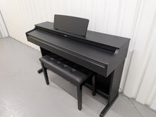 Load image into Gallery viewer, Yamaha Arius YDP-163 digital piano and stool in satin black stock #26335
