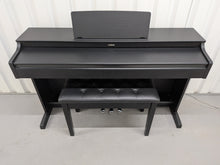 Load image into Gallery viewer, Yamaha Arius YDP-163 digital piano and stool in satin black stock #26335
