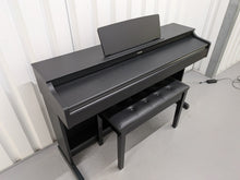 Load image into Gallery viewer, Yamaha Arius YDP-163 digital piano and stool in satin black stock #26335
