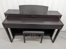 Load image into Gallery viewer, Yamaha Clavinova CLP-440 Digital Piano and stool in rosewood stock no 26359
