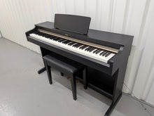 Load image into Gallery viewer, Yamaha Arius YDP-162 Digital Piano and stool in satin black, clavinova keyboard stock #26339
