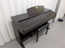 Load image into Gallery viewer, Yamaha Clavinova CLP-120 Digital Piano and stool in dark rosewood stock #26338
