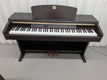 Load image into Gallery viewer, Yamaha Clavinova CLP-120 Digital Piano and stool in dark rosewood stock #26338
