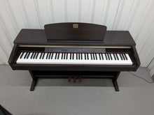 Load image into Gallery viewer, Yamaha Clavinova CLP-120 Digital Piano and stool in dark rosewood stock #26338

