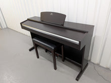 Load image into Gallery viewer, Yamaha Arius YDP-135 digital piano and stool in rosewood stock # 26367

