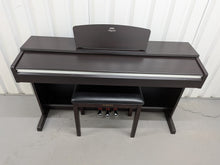 Load image into Gallery viewer, Yamaha Arius YDP-135 digital piano and stool in rosewood stock # 26367
