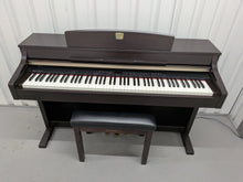 Load image into Gallery viewer, Yamaha Clavinova CLP-340 Digital Piano and stool in rosewood stock # 26364
