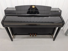 Load image into Gallery viewer, Yamaha Clavinova CLP-280 in Polished glossy black + matching stool stock # 26366
