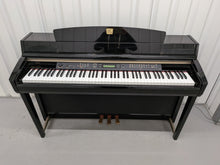 Load image into Gallery viewer, Yamaha Clavinova CLP-280 in Polished glossy black + matching stool stock # 26366
