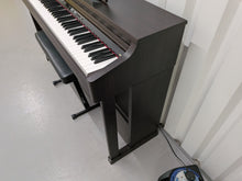 Load image into Gallery viewer, Roland HP203 digital piano and stool in dark rosewood finish stock number 26368
