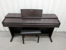 Load image into Gallery viewer, Yamaha Arius YDP-144 digital piano and stool in rosewood stock #26360
