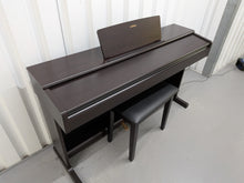 Load image into Gallery viewer, Yamaha Arius YDP-144 digital piano and stool in rosewood stock #26360

