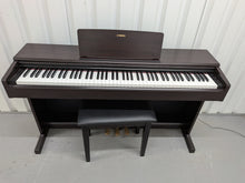 Load image into Gallery viewer, Yamaha Arius YDP-144 digital piano and stool in rosewood stock #26360
