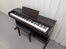 Load image into Gallery viewer, Yamaha Arius YDP-144 digital piano and stool in rosewood stock #26360
