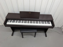 Load image into Gallery viewer, Yamaha Arius YDP-144 digital piano and stool in rosewood stock #26360
