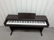 Load image into Gallery viewer, Yamaha Arius YDP-144 digital piano and stool in rosewood stock #26360
