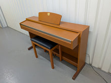 Load image into Gallery viewer, Yamaha Clavinova CLP-220 digital piano and stool in cherry wood finish stock number 26363
