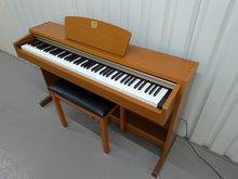 Load image into Gallery viewer, Yamaha Clavinova CLP-220 digital piano and stool in cherry wood finish stock number 26363
