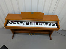 Load image into Gallery viewer, Yamaha Clavinova CLP-220 digital piano and stool in cherry wood finish stock number 26363
