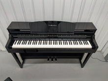 Load image into Gallery viewer, Yamaha Clavinova CSP-170 Digital Smart Piano polished black + stool stock # 26379
